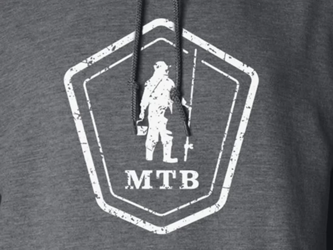 MTB Crest Logo Distressed Hoodie 2 MTB Crest Logo Distressed Hoodie - Image 2