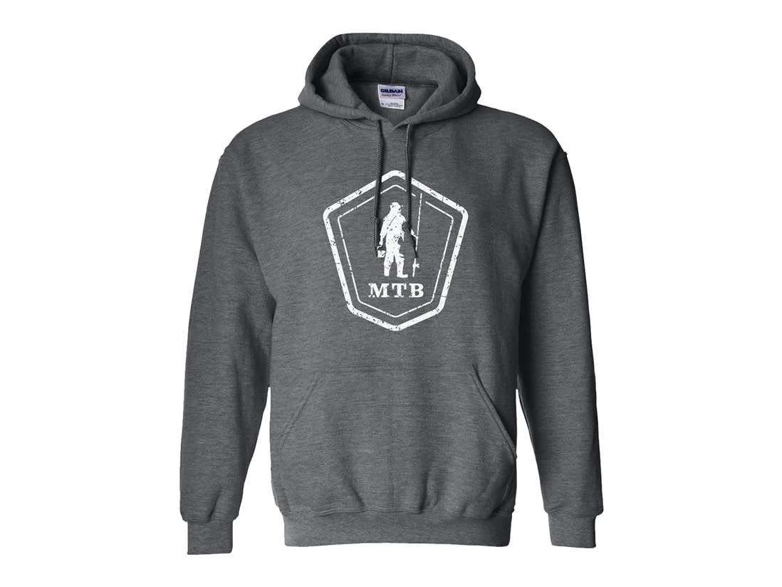 MTB Crest Logo Distressed Hoodie 1 MTB Crest Logo Distressed Hoodie