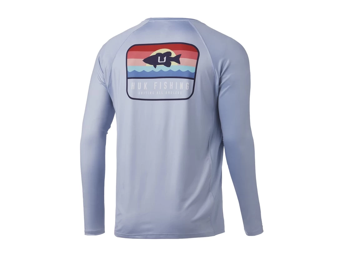 HUK Sunset Bass Pursuit Long Sleeve Shirt 5 HUK Sunset Bass Pursuit Long Sleeve Shirt - Image 5