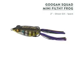 Googan Squad Filthy Frog Savings Bundle -Angling Best Sale googansquad minifilthyfrog savingsbundle ghostgill