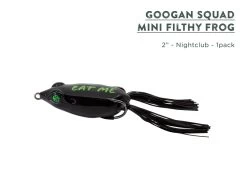 Googan Squad Filthy Frog Savings Bundle -Angling Best Sale googansquad minifilthyfrog savingsbundle nightclub