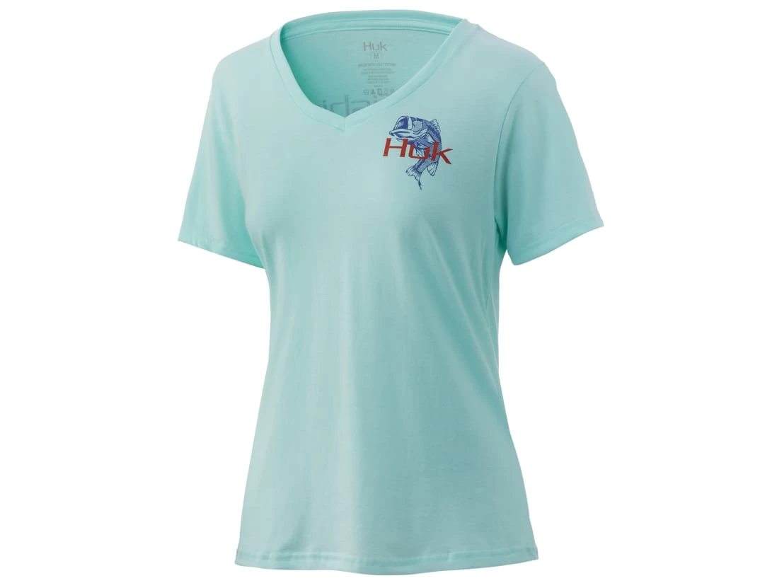 HUK Women's V-Neck 1 HUK Women's V-Neck