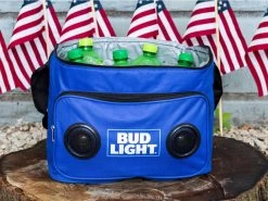Bud Light Bluetooth Speaker Cooler Bag -Angling Best Sale lifestyle budlight coolerspeaker 1