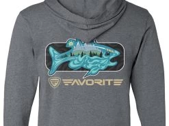 Favorite Fishing Simmer Tri-Blend Hoodie