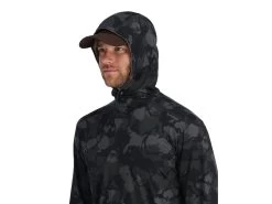 Simms SolarFlex® Hoody -Angling Best Sale simms regimentcamocarbon solarflexhoody modelhood 51 10 sim 10023rcs