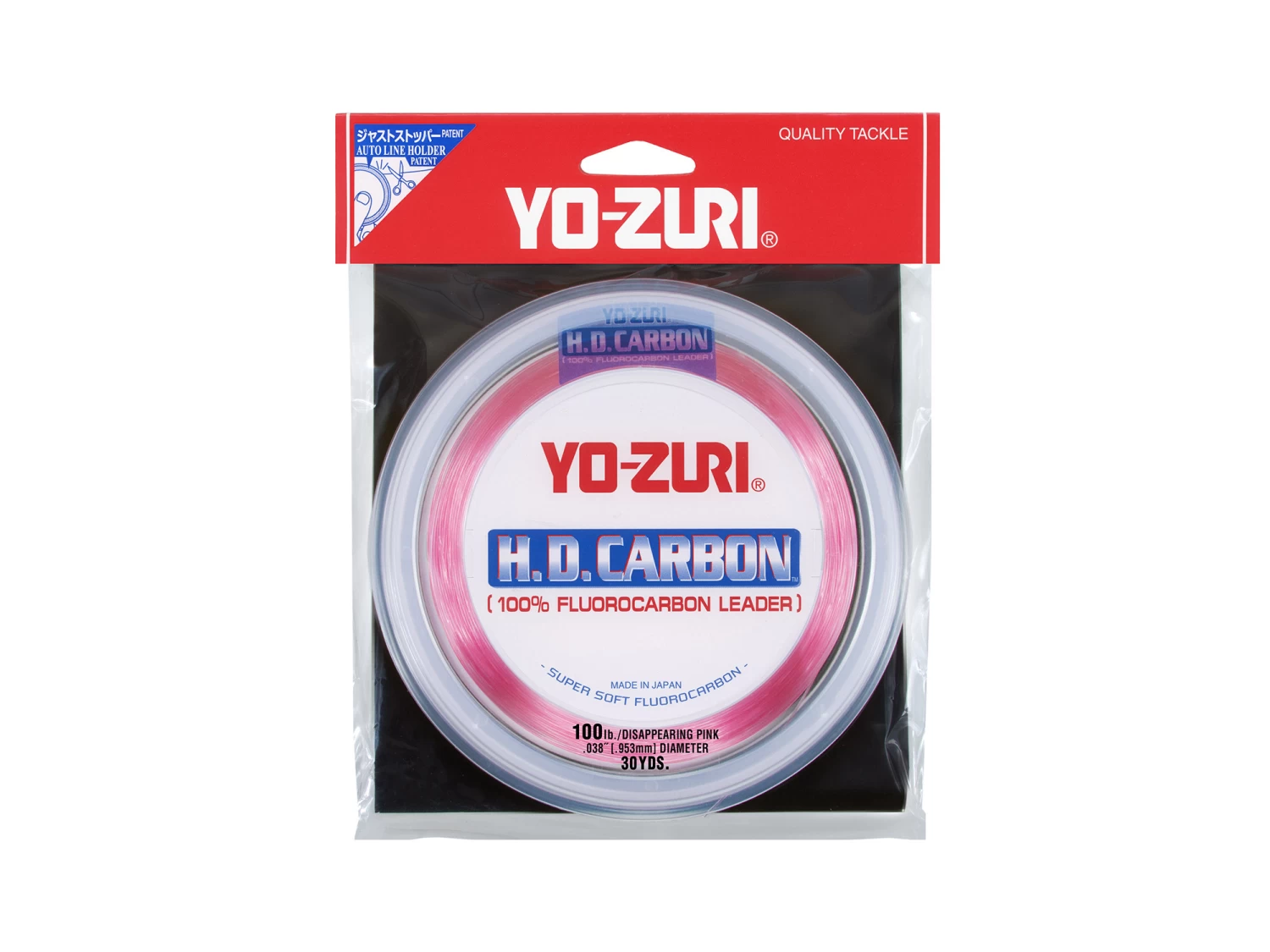 Yo-Zuri HD Pink Disappearing Flourocarbon Leader Line 1 Yo-Zuri HD Pink Disappearing Flourocarbon Leader Line